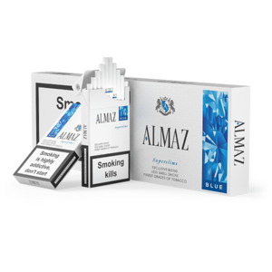 Almaz Blue Superslim (Алмаз Блю Суперслим) Крепость: 3 мг/0.4 мг Формат пачки: (Superslim)