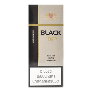 Black Tip Slim (Блэк Тип Слим) Крепость: 8 мг/0.7 мг Формат пачки: (Слим)