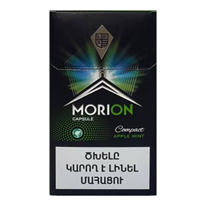 Morion Compact Capsule Apple Mint (Морион) Крепость: 3 мг/0.2 мг Кнопка: Яблоко ментол Формат пачки: Компакт