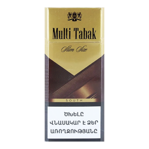 Multi Tabak South Slim (Мульти Табак Южный Слимс) Крепость: 7 мг/0.6 мг Формат пачки: (Slim)
