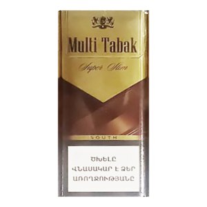 Multi Tabak South Superslims (Мульти Табак Южный Суперслимс) Крепость: 6 мг/0.5 мг Формат пачки: (Superslims)
