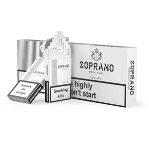 Soprano Special Silver Superslims (Сопрано Сильвер Суперслимс) Крепость: 2 мг/0.1 мг Формат пачки: (Суперслимс)