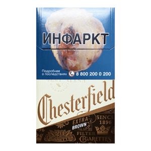 Chesterfield Extra Brown Compact (Честерфилд Экстра Браун) Крепость: 6 мг/0.5 мг Формат пачки: (Компакт)