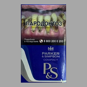 Parker & Simpson (PS) Compact Blue (Паркер Симпсон Синий компакт) Крепость: 6 мг/0.5 мг Формат пачки: (Компакт)