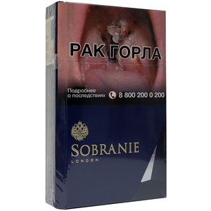 Sobranie Blue (Собрание Синие) Крепость: 5 мг/0.5 мг Формат пачки: (Кинг Сайз)