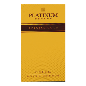 Platinum Seven Superslims Special Gold (Платинум Спешл Голд) Крепость: 3 мг/ 0.3 мг Формат пачки: (Супер слим)