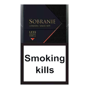 Sobranie Blacks Duty Free(Собрание Черные) Крепость: 5 мг/ 0.5 мг Формат пачки: (Нано)