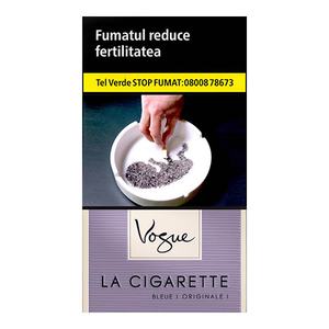 Vogue Bleue (Вог Блю) Крепость: 7 мг/ 0.7 мг Формат пачки: (Супер слим)