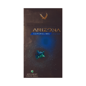 Arizona Superslims Crush Applemint (Аризона краш) Кнопка: Яблоко ментол Крепость: 6 мг/0.6 мг Формат: (Супер слим)