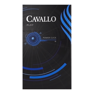 Cavallo Compact Play Blue (Кавалло Плэй Блю) Кнопка: Ментол Крепость: 3 мг/0.4 мг Формат: (компакт)