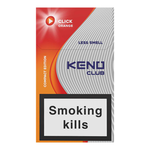 Keno Club Compact Click Orange (Кено клуб) Кнопка: Апельсин Крепость: 4 мг/0.4 мг Формат: (компакт)