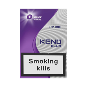 Keno Club Nano Click Grape (Кено клуб) Кнопка: Виноград Крепость: 4 мг/0.4 мг Формат: (нано)