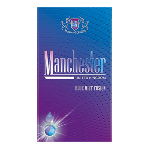 Manchester Blue Mist (Манчестер) Кнопка: Черника + Ментол Крепость: 5 мг/0.4 мг Формат: (Супер слим)