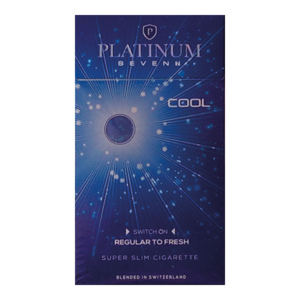 Platinum Seven Superslims Cool (Платинум севен Кул) Кнопка: Ментол Крепость: 4 мг/0.4 мг Формат: (Супер слим)