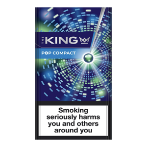 The King Compact Pop Mint (Кинг поп) Кнопка: Мята Крепость: 6 мг/0.6 мг Формат: (Компакт)