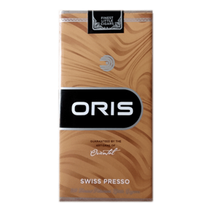 Oris Swiss Cofee 100’s Soft Pack (Орис Кофе 100 мм) Вкус: Шоколад Крепость: 10 мг/0.8 мг Формат: (Кинг Сайз 100 mm)