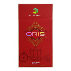 Oris Vintage Club Superslims Cherry (Орис Винтаж Клаб) Вкус: Вишня Крепость: 5 мг/0.4 мг Формат пачки: (Супер Слим)